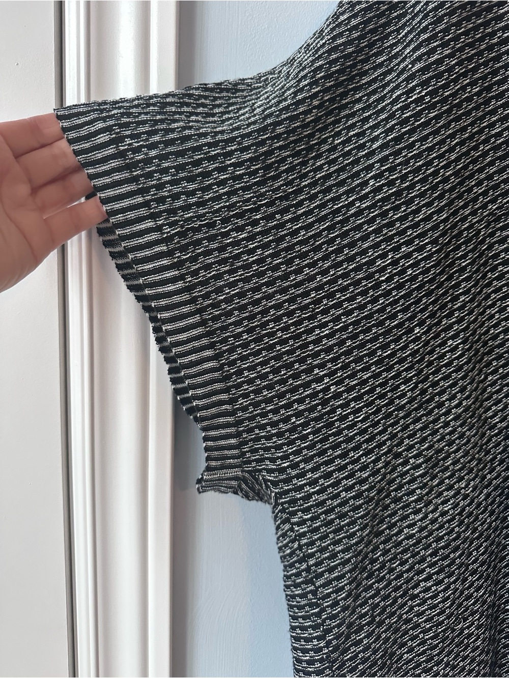 Eileen Fisher Woman 100% Organic Linen Striped Kimono Cardigan Duster 3X - Picture 5 of 10